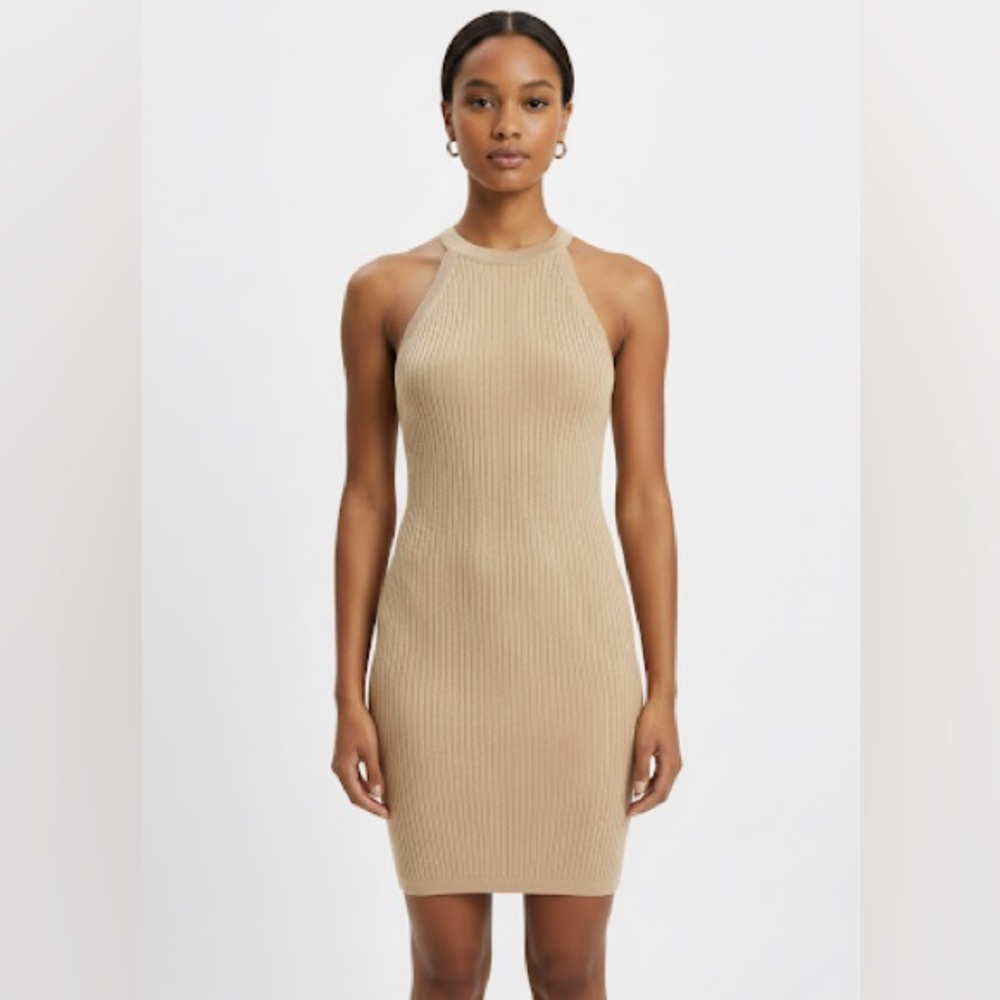 Forever 21 Ribbed Dress - Tan - Picture 2 of 6